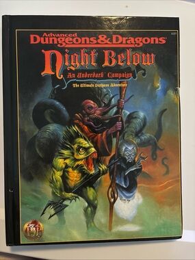 Dungeons & Dragons Advanced Night Below Hardcover Book